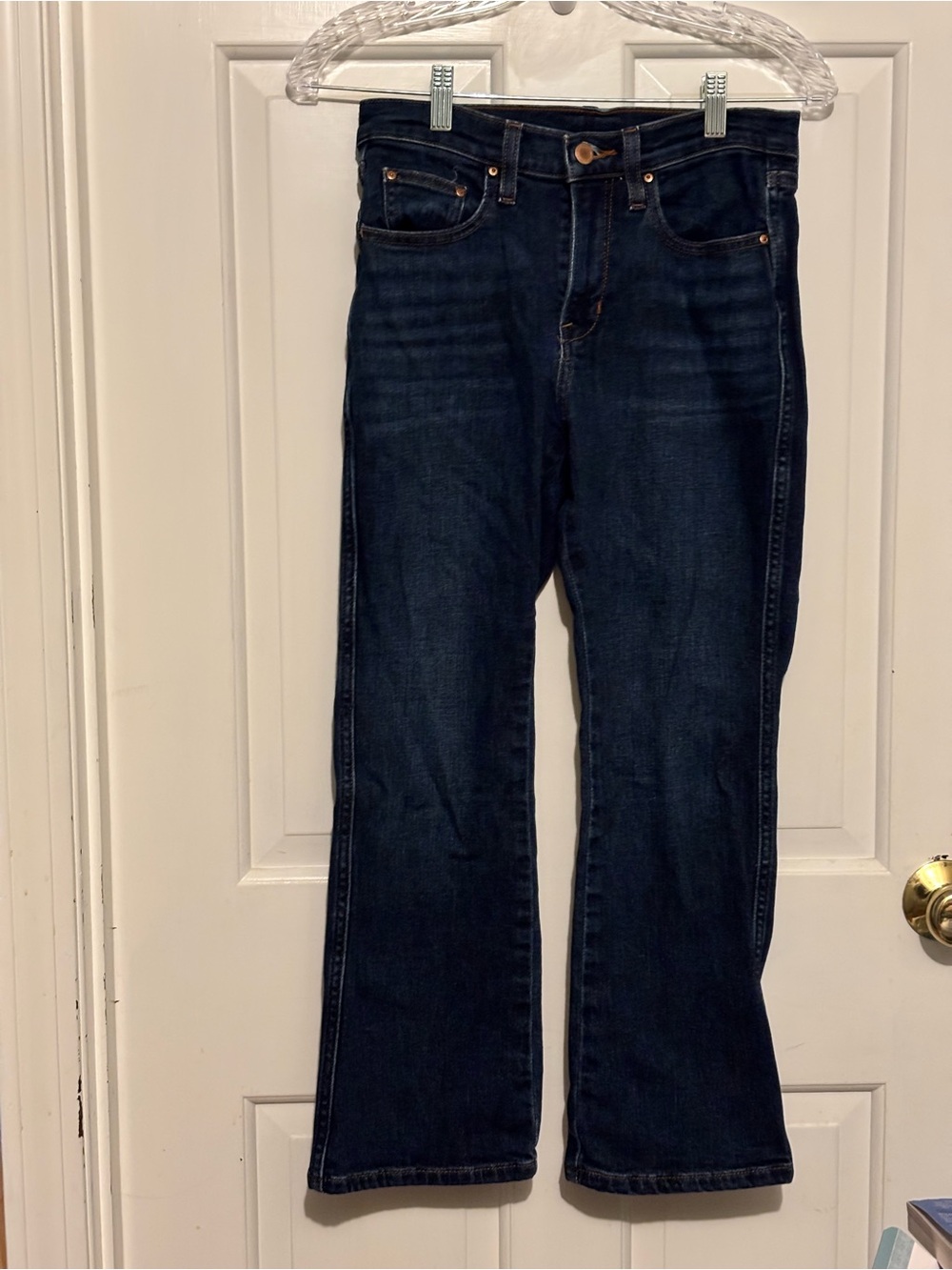 Women's L.L. Bean Every Day High-Rise Mini Boot Jean Size 4 Petite